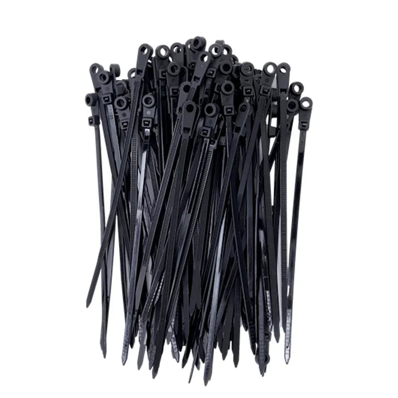 Organização Inteligente em Cada Fio: Abraçadeiras de Nylon com Furo para Parafuso – Fixação Rápida e Segura para Seus Cabos!