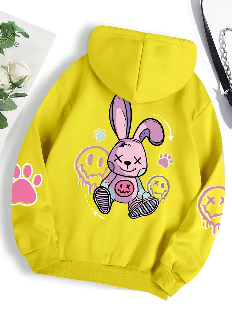 Moletom Canguru Oversized Feminino: Estilo Hip Hop + Conforto Quentinho para Arrasar no Outono