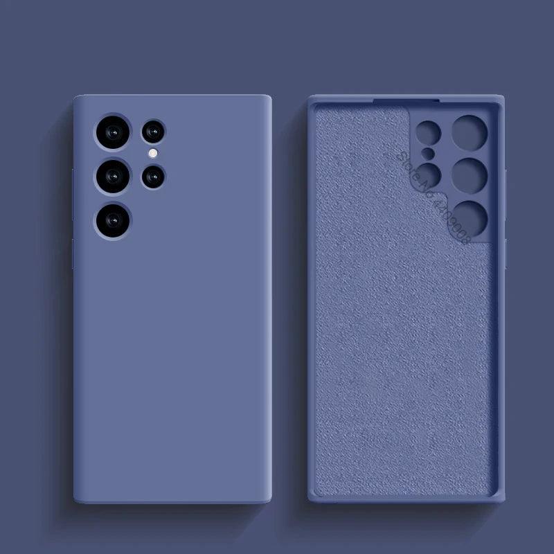 A Capa Mais Macia e Estilosa para Samsung – Proteção Antichoque com Toque de Silicone Premium Para seu Samsung A53, A54, S23, S24, S23 Ultra e S24 Ultra!