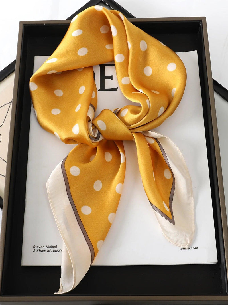 Lenço de Cetim Elegante 70x70cm – A Tendência Luxuosa para Mulheres Sofisticadas!