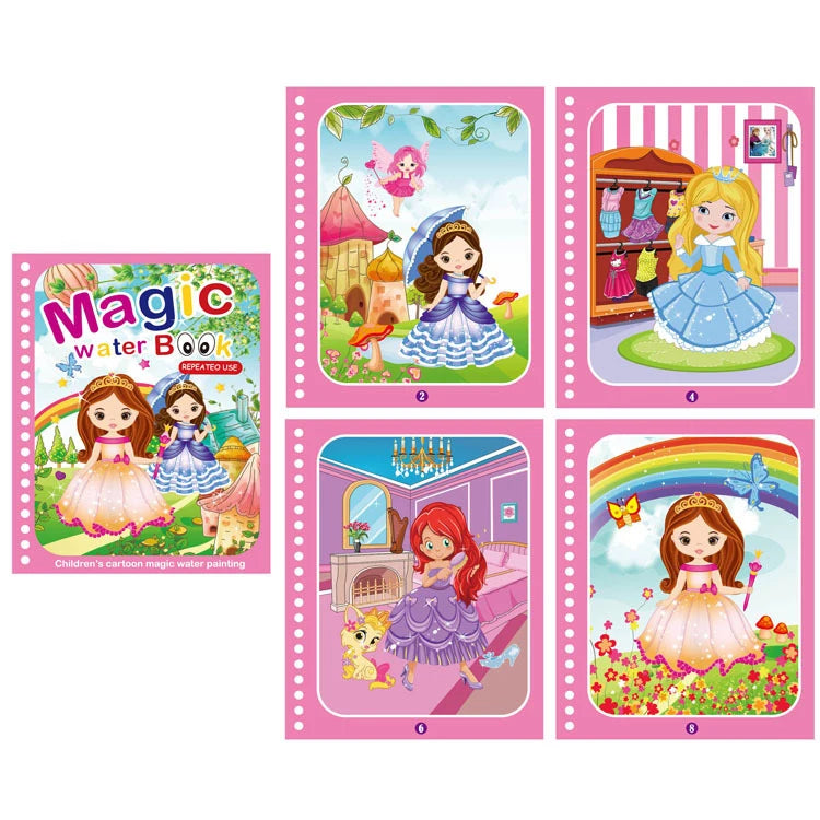 Desperte a Criatividade com os Livros Mágicos de Desenho com Água!