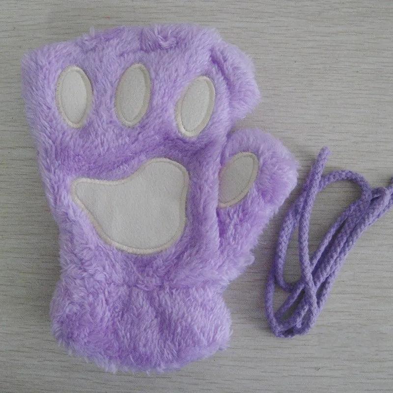 As Luvas Mais Fofas do Inverno: Estilo Pata de Gato, Quentinhas, Divertidas e Perfeitas Para Quem Ama Fantasia!