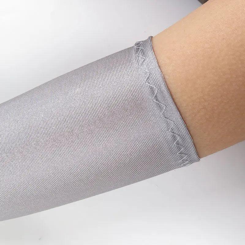 Estilo Que Alonga: Luvas Femininas Longas com Proteção Solar e Toque Suave para Eventos e Performances