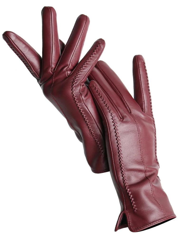 Descubra as Luvas Femininas que Unem Elegância, Calor e Tecnologia — Couro Premium com Toque Sensível!