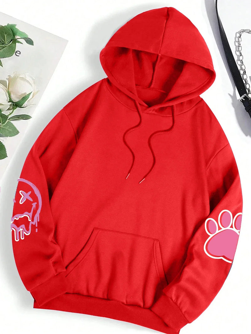 Moletom Canguru Oversized Feminino: Estilo Hip Hop + Conforto Quentinho para Arrasar no Outono