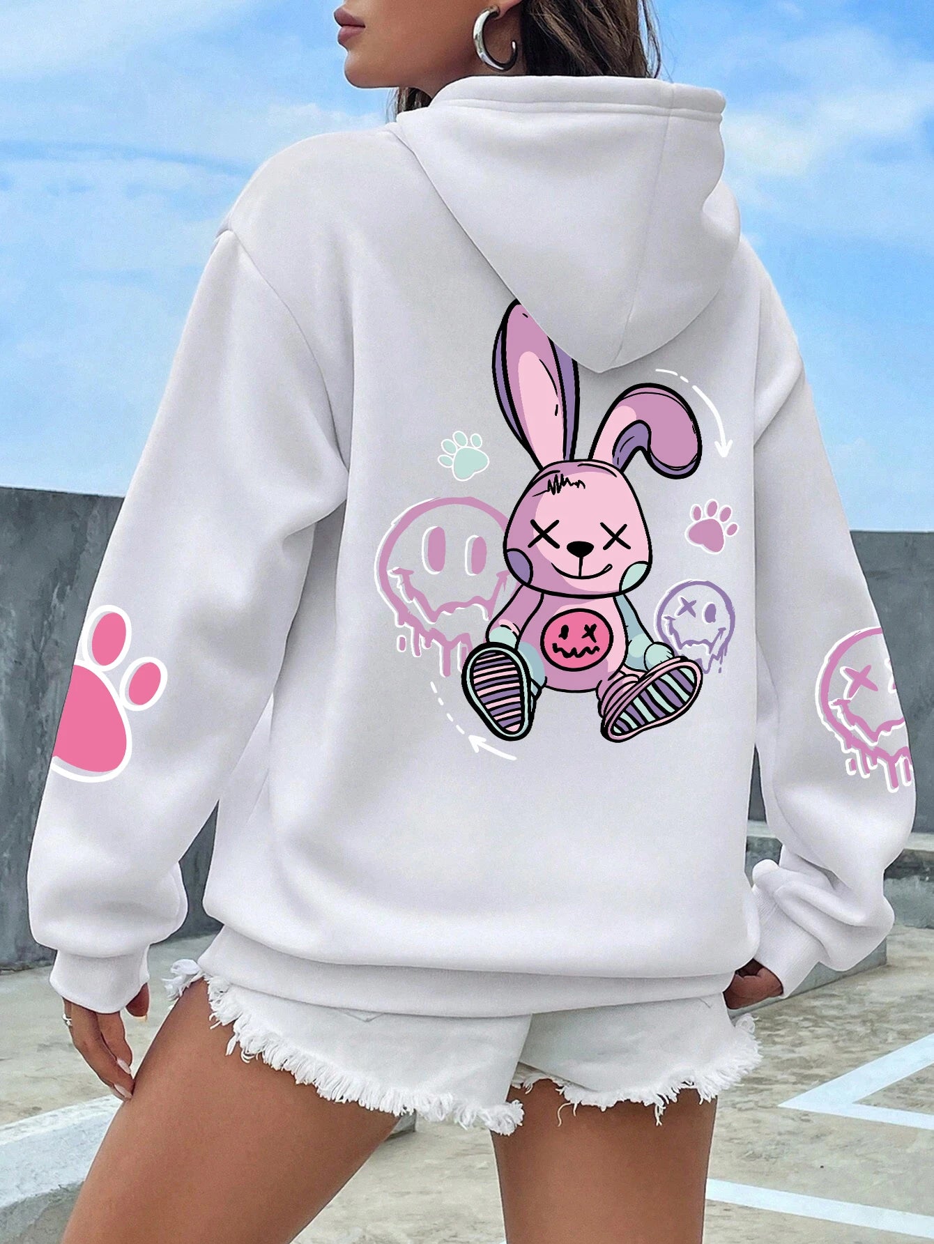 Moletom Canguru Oversized Feminino: Estilo Hip Hop + Conforto Quentinho para Arrasar no Outono