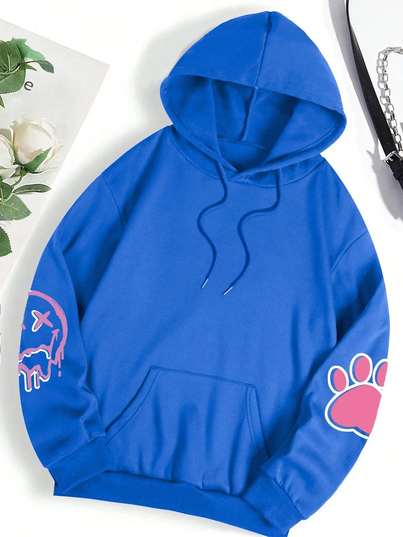 Moletom Canguru Oversized Feminino: Estilo Hip Hop + Conforto Quentinho para Arrasar no Outono
