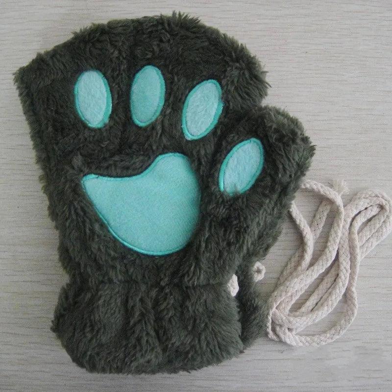 As Luvas Mais Fofas do Inverno: Estilo Pata de Gato, Quentinhas, Divertidas e Perfeitas Para Quem Ama Fantasia!