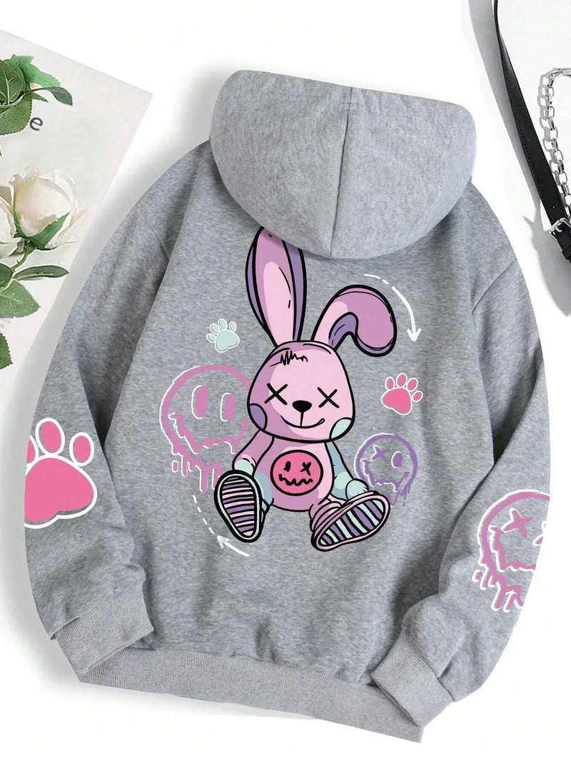 Moletom Canguru Oversized Feminino: Estilo Hip Hop + Conforto Quentinho para Arrasar no Outono
