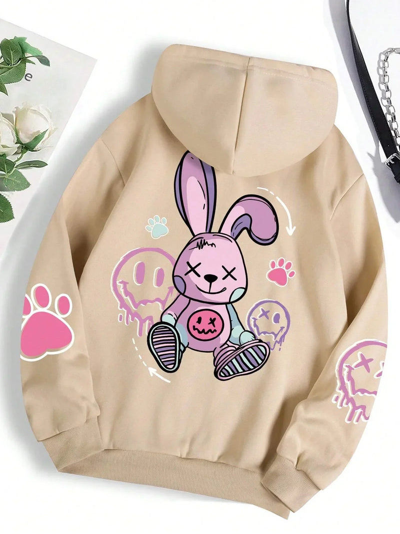Moletom Canguru Oversized Feminino: Estilo Hip Hop + Conforto Quentinho para Arrasar no Outono