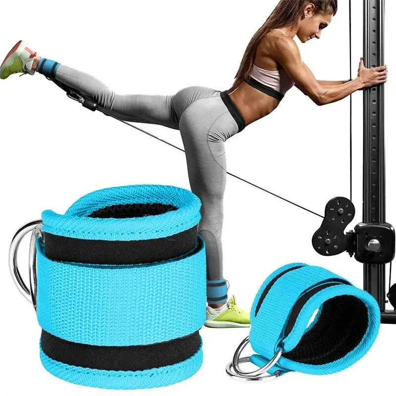 Transforme Seus Treinos: Tornozeleiras com Duplos Anéis em D para Glúteos e Pernas Mais Fortes e Definidas!