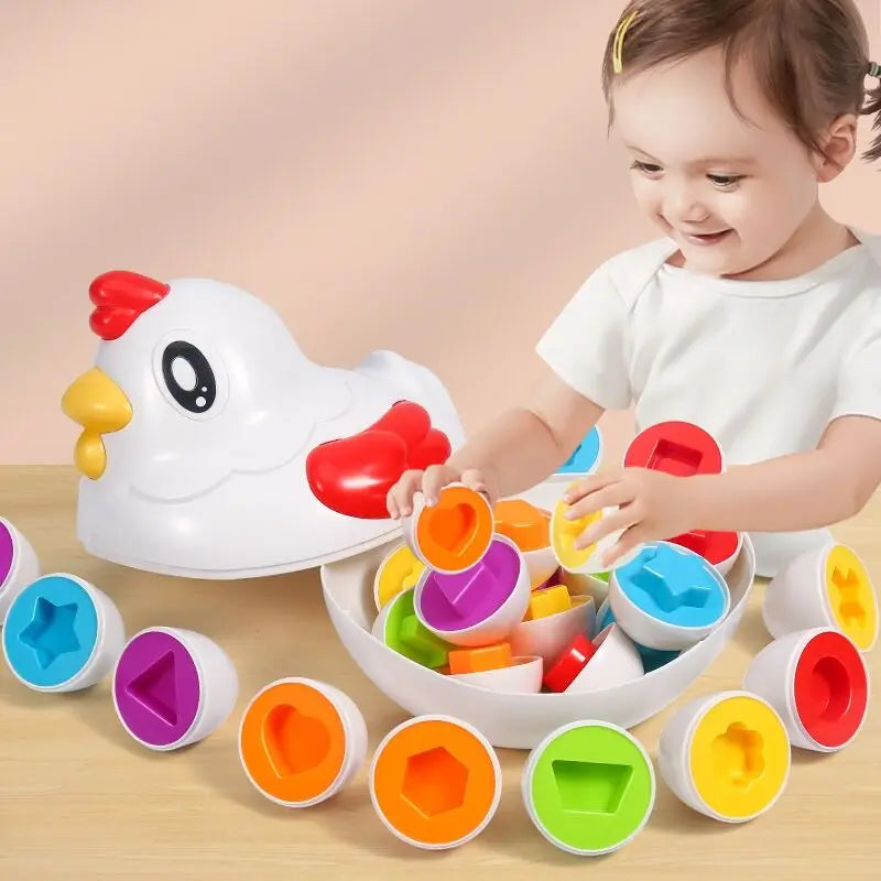 Ovos Mágicos da Aprendizagem: o brinquedo educativo que ensina formas, cores e raciocínio de um jeito divertido!