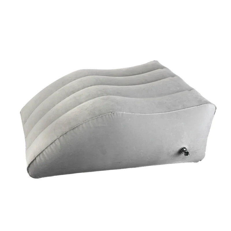 Leve Conforto para Onde For: Travesseiro/Almofada Inflável para Pernas, Pés, Viagens, Acampamentos e Bomba Elétrica 220V