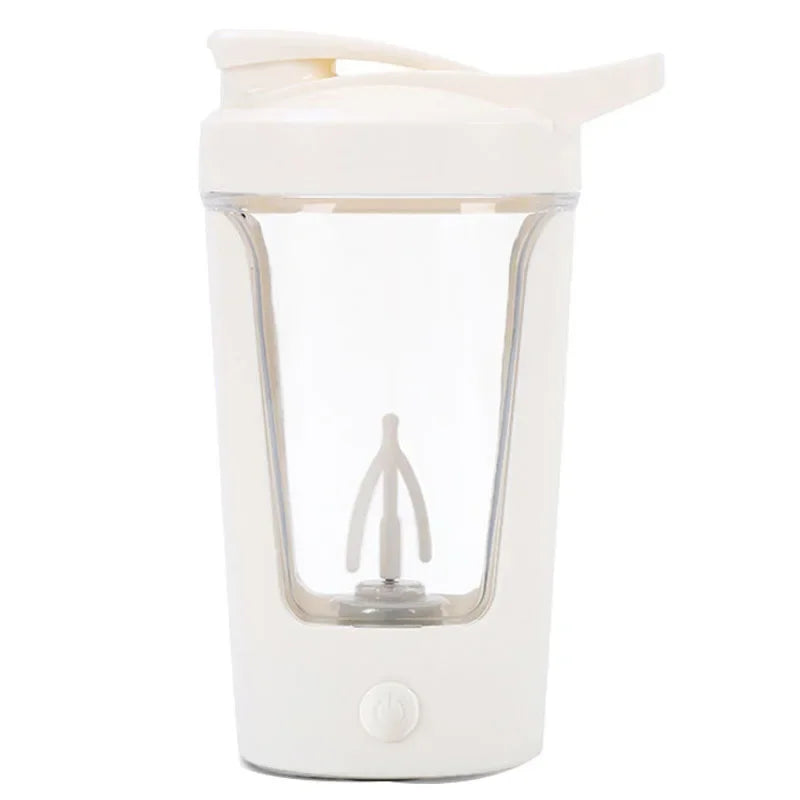 Leve, Misture e Beba Onde Quiser: Copo Elétrico Portátil 350ml Ideal para Proteínas, Viagens e Rotina Agitada!