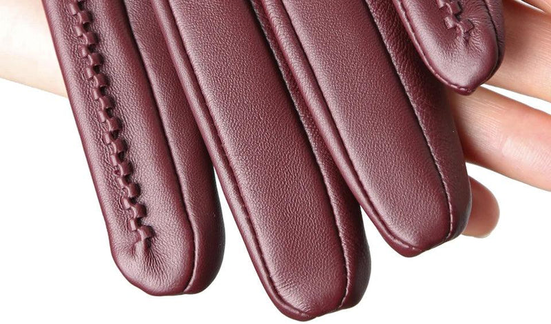 Descubra as Luvas Femininas que Unem Elegância, Calor e Tecnologia — Couro Premium com Toque Sensível!