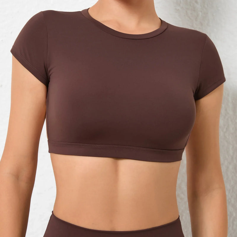 Top Fitness Feminino: Respirável, Estiloso e Aberto nas Costas – Liberdade Total para Seus Treinos!