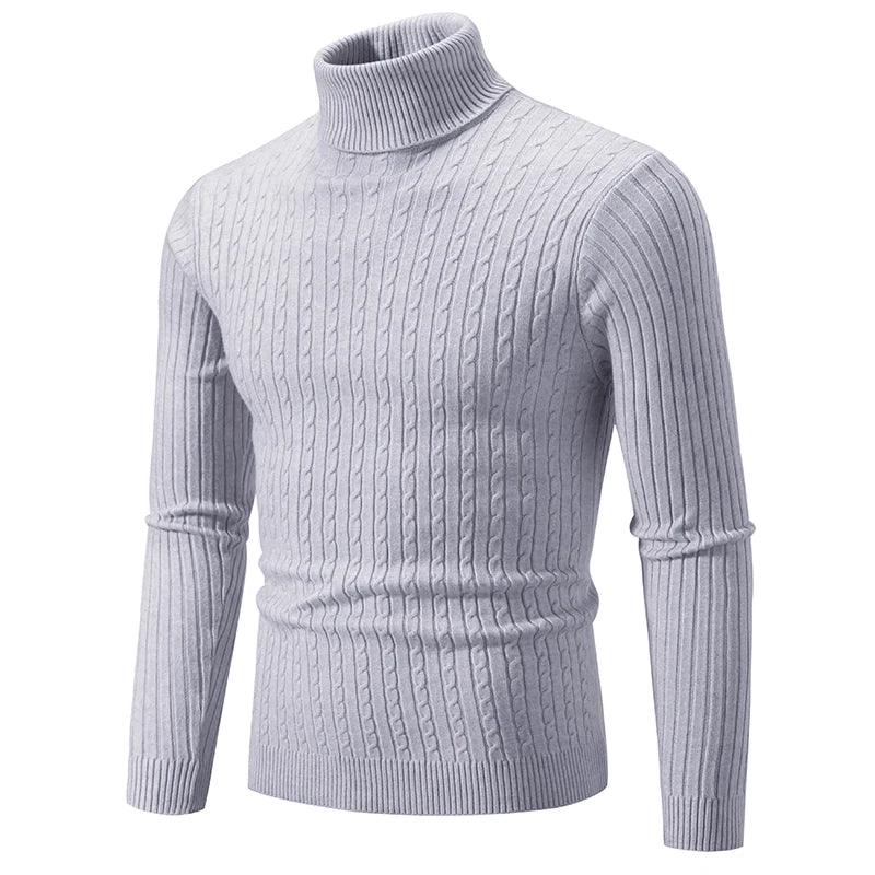 Suéter Masculino Gola Alta – Estilo Inverno com Elegância, Conforto e Aquece de Verdade