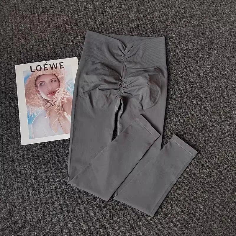 Transforme Seus Treinos: Leggings de Yoga Premium com Efeito de Valorizar as Curvas, Alta Elasticidade e Respirabilidade para Performance Máxima!