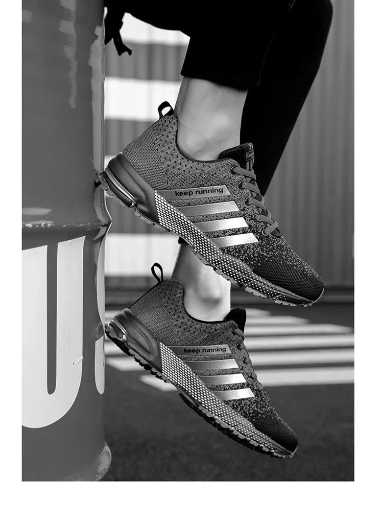 Estilo, Conforto e Versatilidade – Tênis Casuais Unissex Respiráveis, Perfeitos para Caminhar, Correr e Arrasar no Dia a Dia!