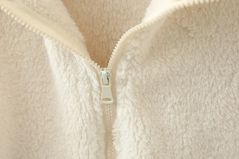 Casaco Feminino Dupla Face em Lã Coral – A jaqueta de inverno super quente, macia e estilosa que vai transformar seus dias frios em puro aconchego!