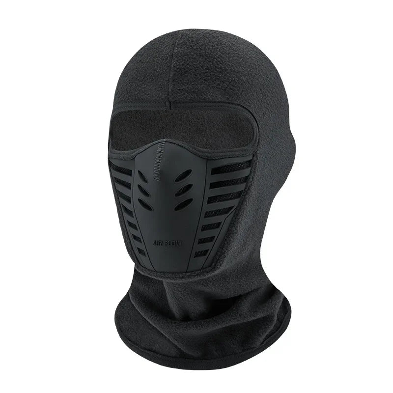 Balaclava Térmica de Lã – Proteção Total Contra Frio, Vento e Poeira para Motociclismo, Esqui e Aventuras de Inverno