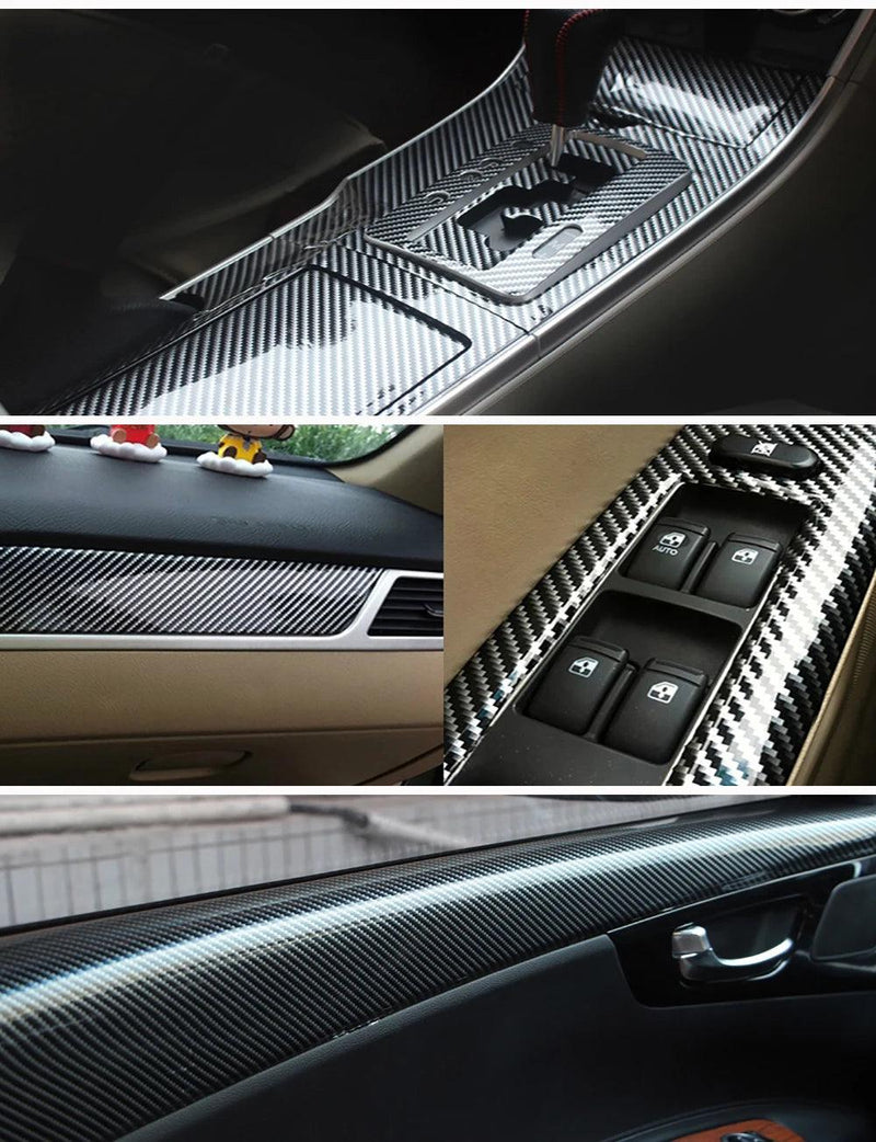 Adesivo de Fibra de Carbono 2D a 6D – Customize Seu Carro ou Moto com Efeito Incrível e Proteção de Alta Performance!