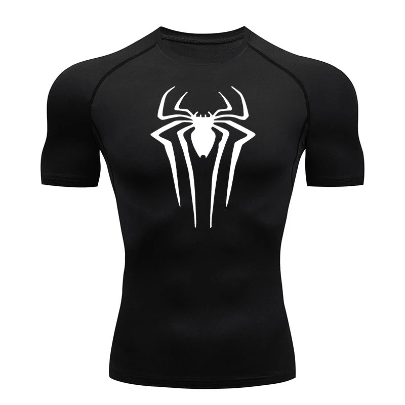 Desperte Seu Herói Interior: Camisa de Compressão com Estampa de Aranha — Leveza, Proteção e Estilo em Cada Treino!