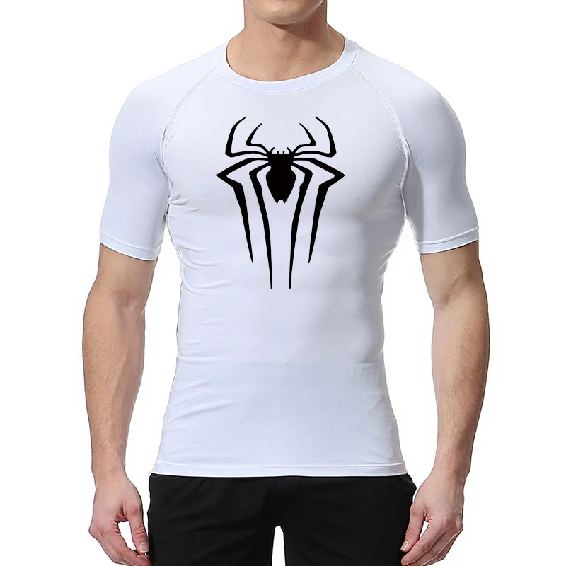 Desperte Seu Herói Interior: Camisa de Compressão com Estampa de Aranha — Leveza, Proteção e Estilo em Cada Treino!
