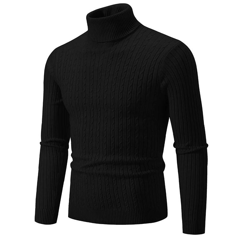Suéter Masculino Gola Alta – Estilo Inverno com Elegância, Conforto e Aquece de Verdade