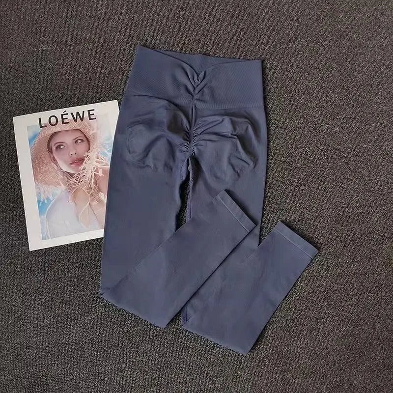 Transforme Seus Treinos: Leggings de Yoga Premium com Efeito de Valorizar as Curvas, Alta Elasticidade e Respirabilidade para Performance Máxima!