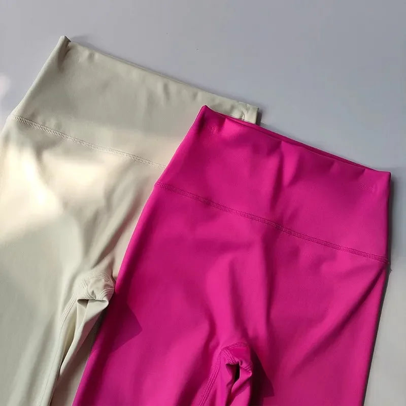 Conjunto de Yoga 2 em 1 para Mulheres: Cintura Alta + Top Cropped Respirável — O Look Fitness que Une Conforto, Estilo e Performance no Treino!