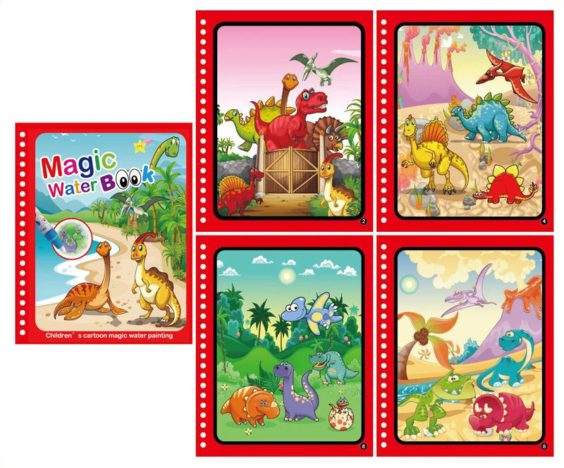 Desperte a Criatividade com os Livros Mágicos de Desenho com Água!