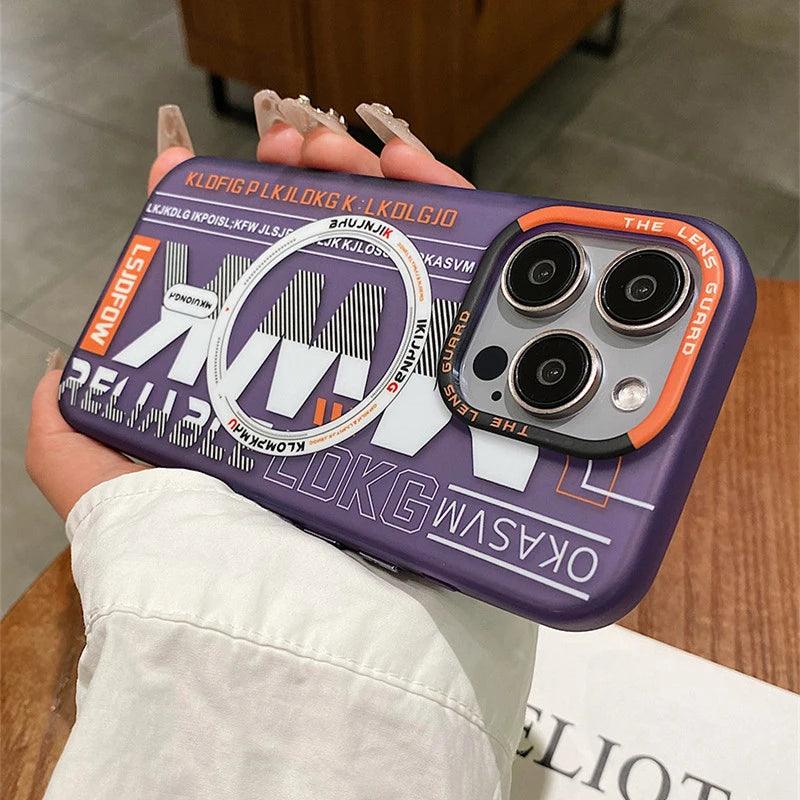 Capa Magnética Fosca de Luxo para iPhone 12 a 16 Pro Max – MagSafe, À Prova de Choque, Carregamento Sem Fio e Estilo Premium