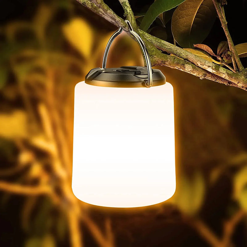 Lanterna Recarregável 3 em 1: Iluminação Quente e Potente Para Acampamentos, Trilhas e Aventuras — À Prova D'Água e Pronta Para Tudo!