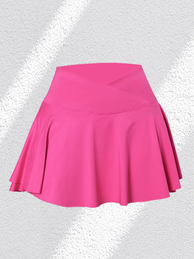 Kit 3 Saias Fitness Plissadas com Bolsos – Estilo, conforto e praticidade para treinos, tênis e looks casuais ao ar livre!
