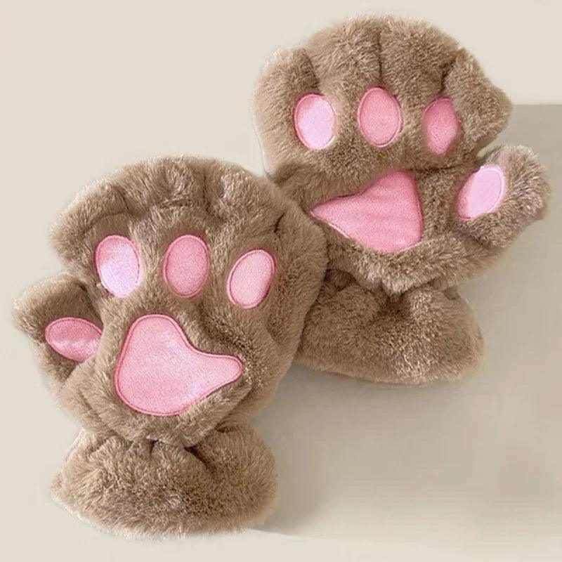 As Luvas Mais Fofas do Inverno: Estilo Pata de Gato, Quentinhas, Divertidas e Perfeitas Para Quem Ama Fantasia!