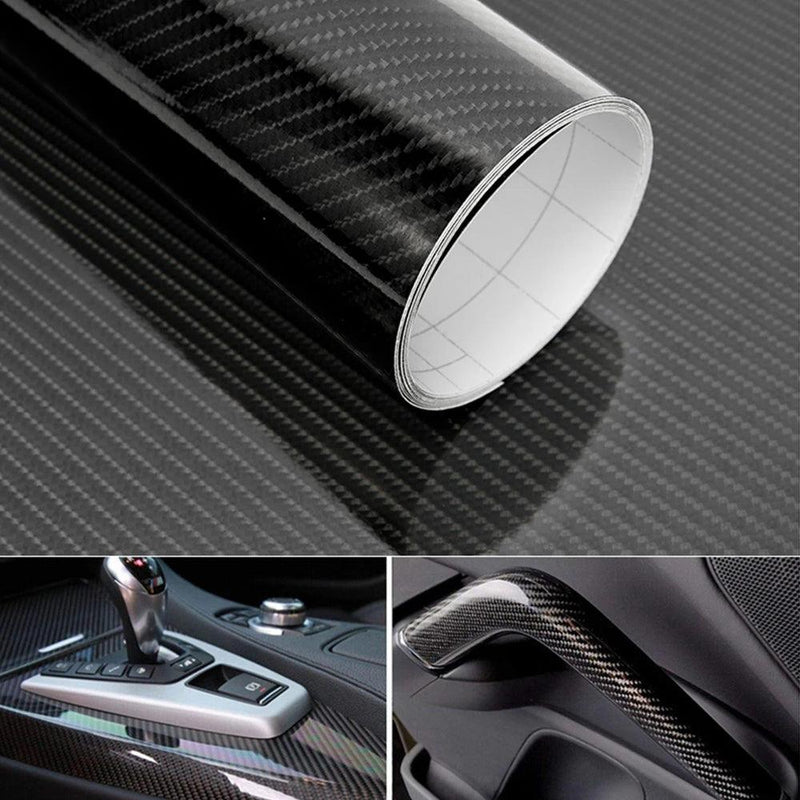 Adesivo de Fibra de Carbono 2D a 6D – Customize Seu Carro ou Moto com Efeito Incrível e Proteção de Alta Performance!