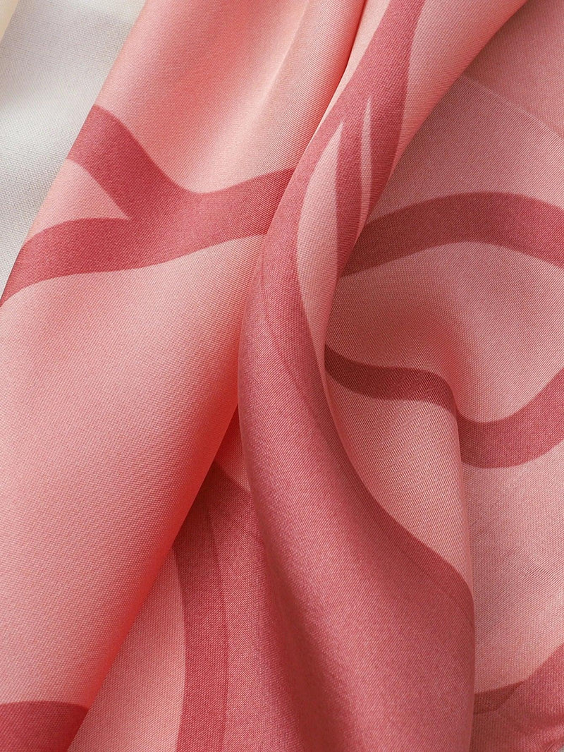 Lenço de Seda Luxuoso com Estampa de Gato – Use no Pescoço, Cabelo ou Cabeça com Estilo Sofisticado!