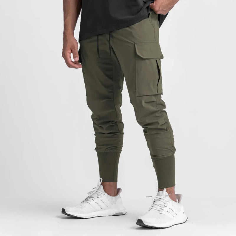 Calças Esportivas Camufladas Masculinas — Leves, Elásticas e de Secagem Rápida para Treinos com Liberdade Total!
