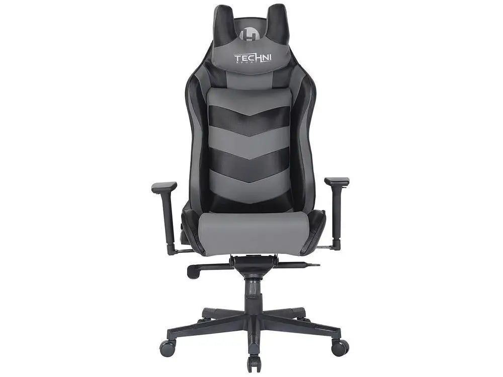 Cadeira Gamer Techni Sport – Conforto Reclinável e Design Giratório para Dominar Suas Gameplays!