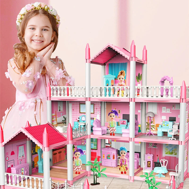 Castelo dos Sonhos 3D: A Casa de Boneca Princesa para Montar com Música, Detalhes Encantadores e Diversão em Família!