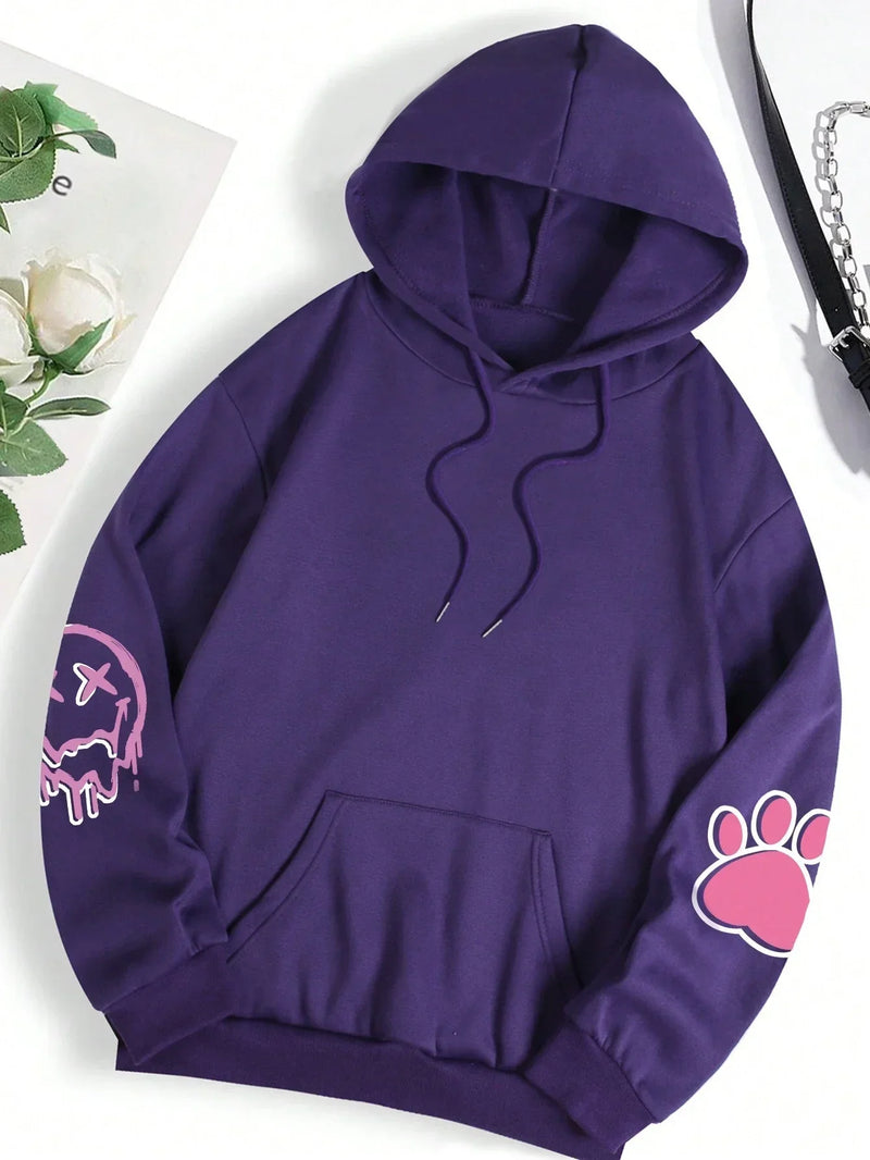 Moletom Canguru Oversized Feminino: Estilo Hip Hop + Conforto Quentinho para Arrasar no Outono
