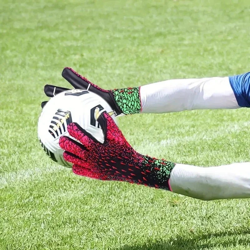 Novas Luvas de Goleiro Profissionais – Látex Reforçado, Proteção Máxima e Performance de Elite para Adultos e Jovens!