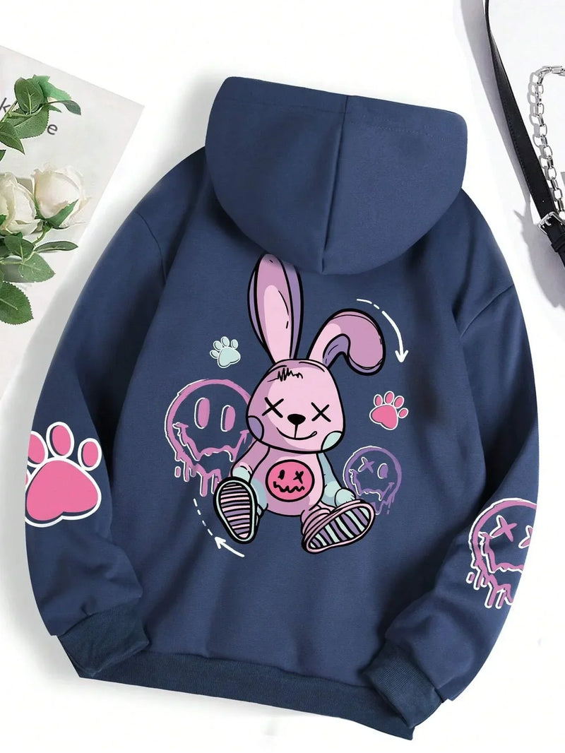 Moletom Canguru Oversized Feminino: Estilo Hip Hop + Conforto Quentinho para Arrasar no Outono