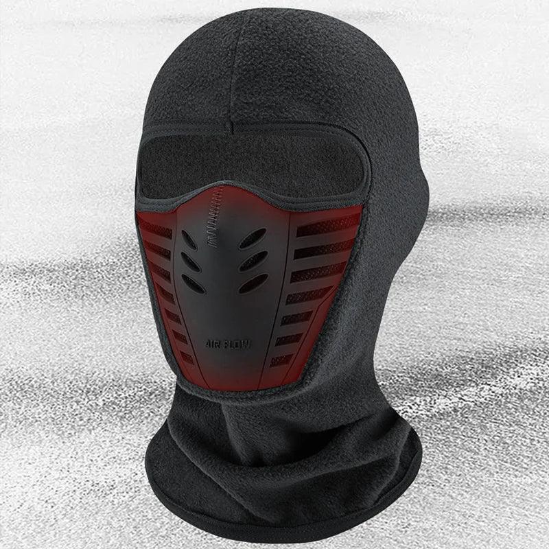 Balaclava Térmica de Lã – Proteção Total Contra Frio, Vento e Poeira para Motociclismo, Esqui e Aventuras de Inverno