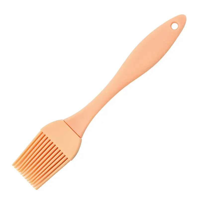 Escova de Silicone Multiuso para Churrasco e Cozinha – Resistente ao Calor, Prática e Perfeita para Molhos, Ovos, Confeitaria e Carnes!