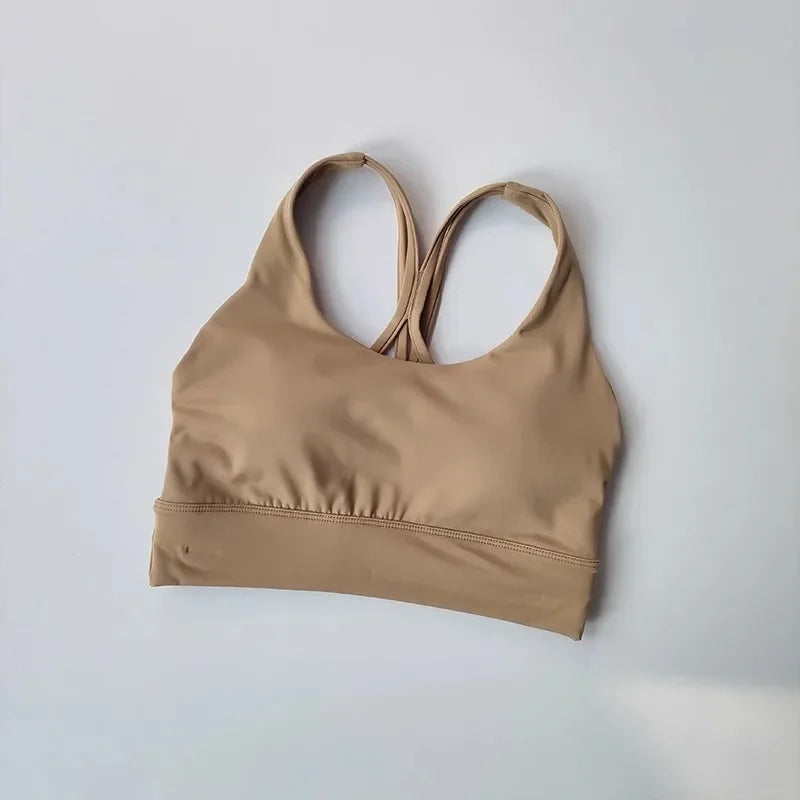 Conjunto de Yoga 2 em 1 para Mulheres: Cintura Alta + Top Cropped Respirável — O Look Fitness que Une Conforto, Estilo e Performance no Treino!