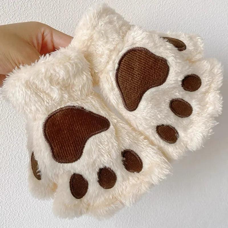 As Luvas Mais Fofas do Inverno: Estilo Pata de Gato, Quentinhas, Divertidas e Perfeitas Para Quem Ama Fantasia!