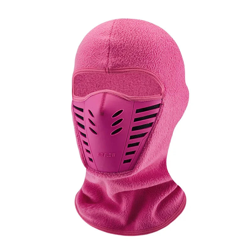 Balaclava Térmica de Lã – Proteção Total Contra Frio, Vento e Poeira para Motociclismo, Esqui e Aventuras de Inverno