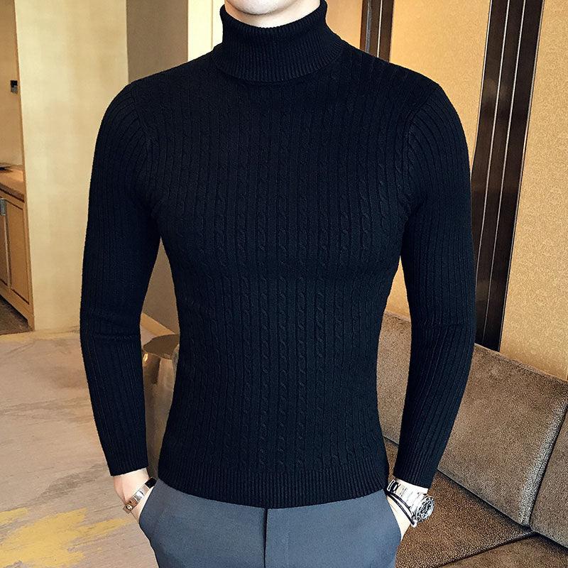 Suéter Masculino Gola Alta – Estilo Inverno com Elegância, Conforto e Aquece de Verdade